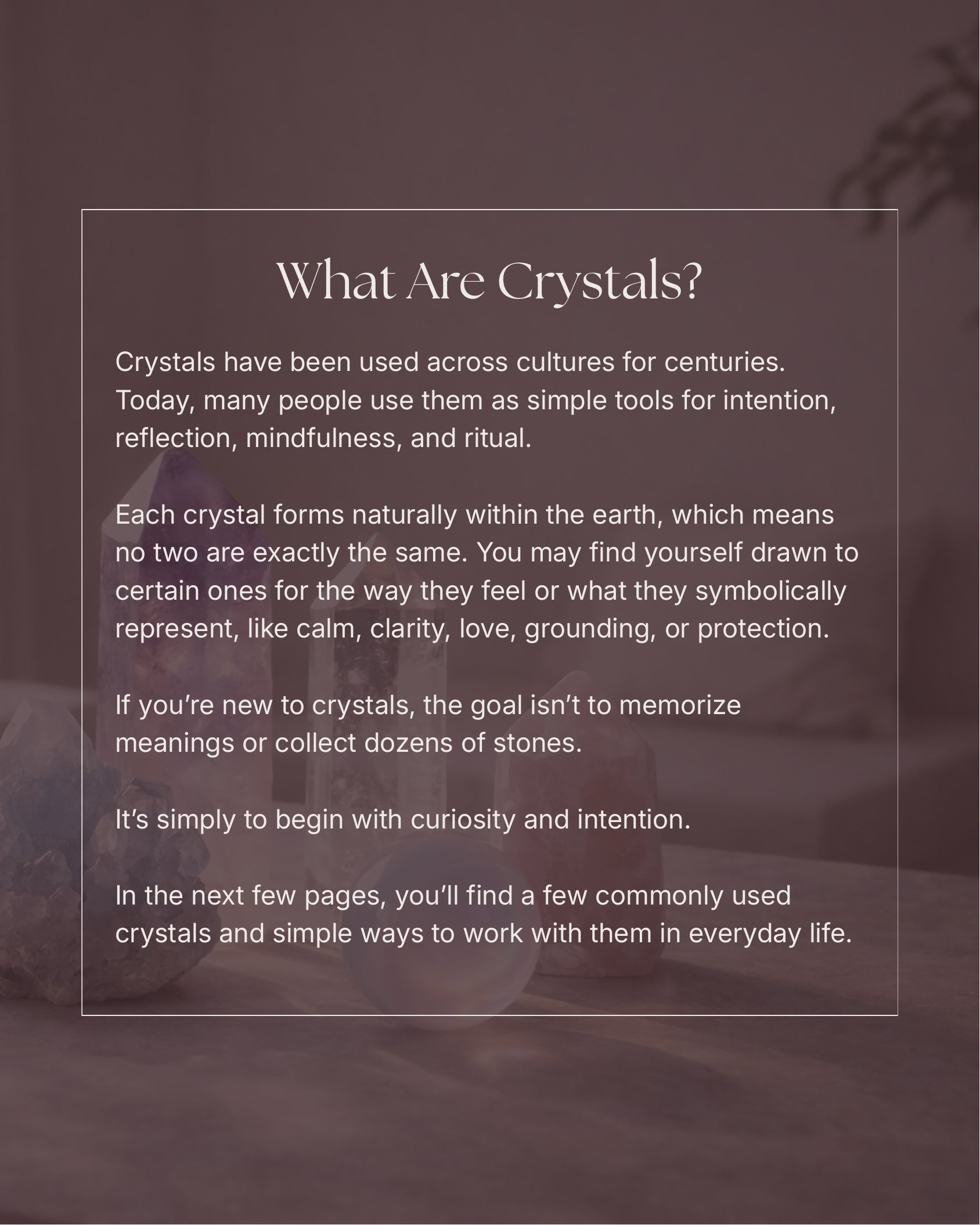 Crystal Cheat Sheet - Page 2